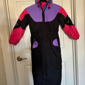 Vintage 90s Girls Snowsuit Size L/6